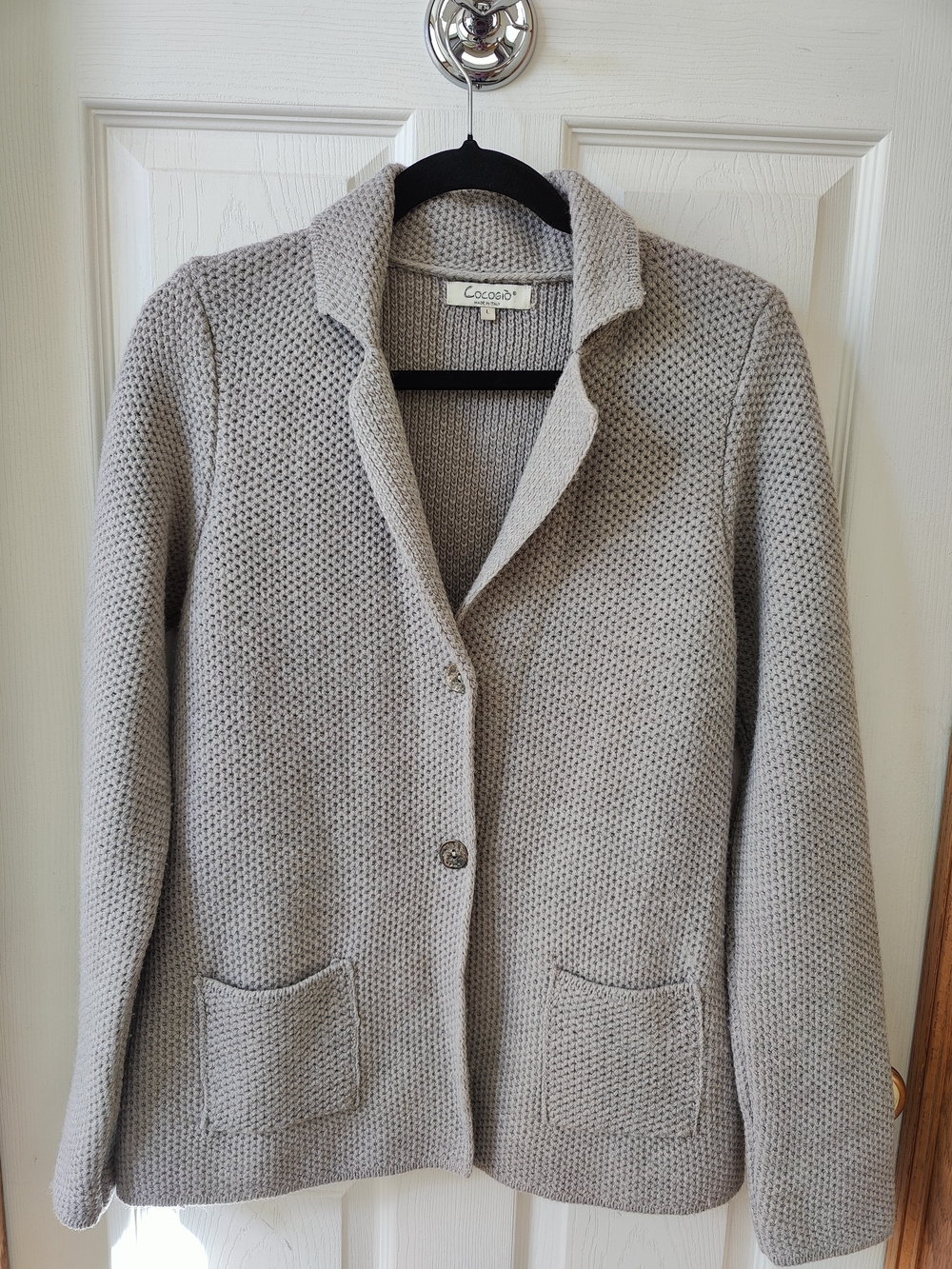 Cocogio Textured Knit Blazer